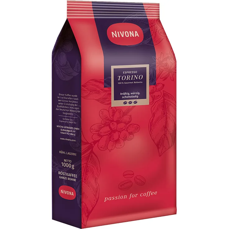 Nivona Torino Espresso 1kg, wenig Säure