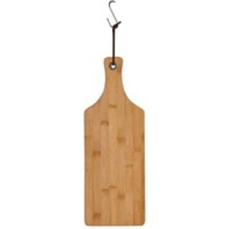 Zeller 25192 Schneide--Servierbrett mit Griff, Bamboo, ca. 44,5 x 16 x 1,2 cm – Bild 1