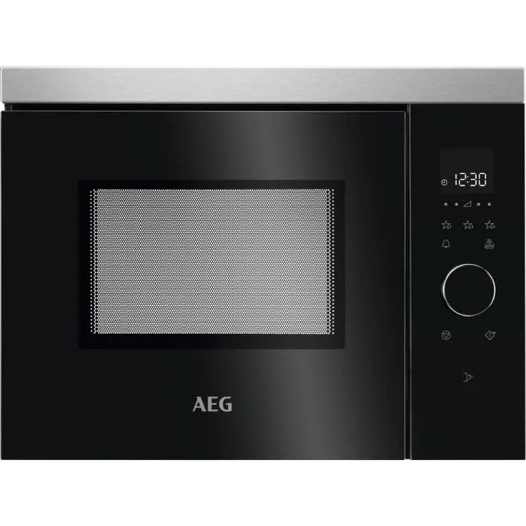 AEG MBB1755SEM 50cm Mikrowelle, Einbaugerät, 800 Watt, 17 Liter Garraum, Touch-Bedienung, Display mit Uhr – Bild 1
