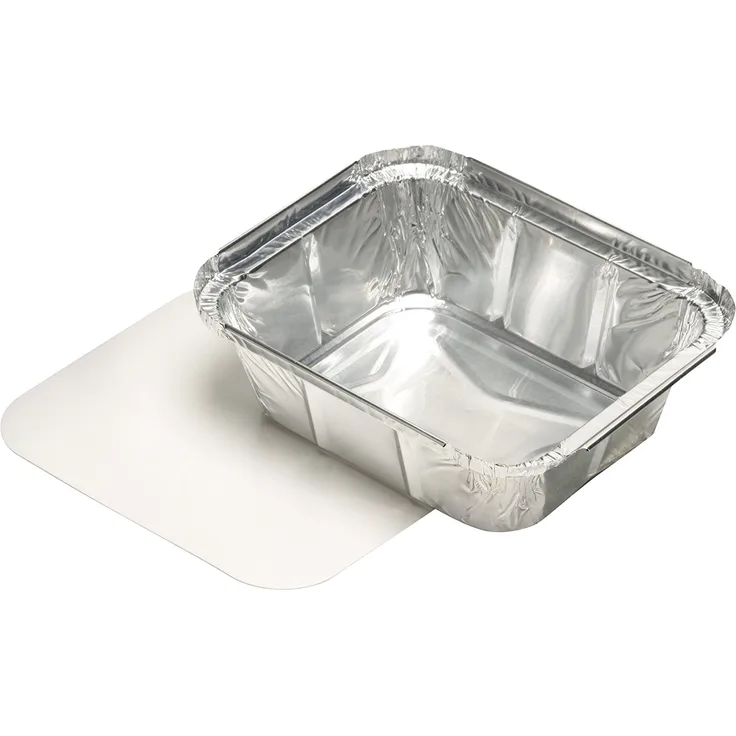 PAPSTAR Aluschalen, Aluminium, Silber, 10 x 12 x 14.5 cm
