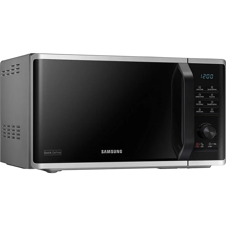 Samsung MS23K3515AS-EG Mikrowelle, Standgerät, 23 Liter Garraum, 800 Watt, QuickDefrost Auftauprogramme, silber – Bild 2