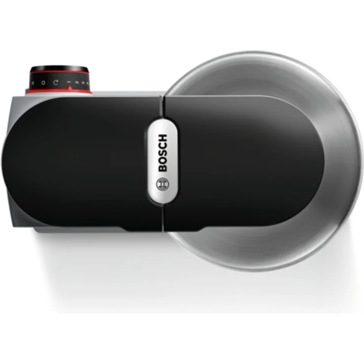 Bosch MUM9D33S11 OptiMUM Küchenmaschine, 1300W, 7 Geschwindigkeiten, Durchlaufschnitzler, 5,5 L Edelstahlschüssel, silber, schwarz, Serie: MUM9 – Bild 3