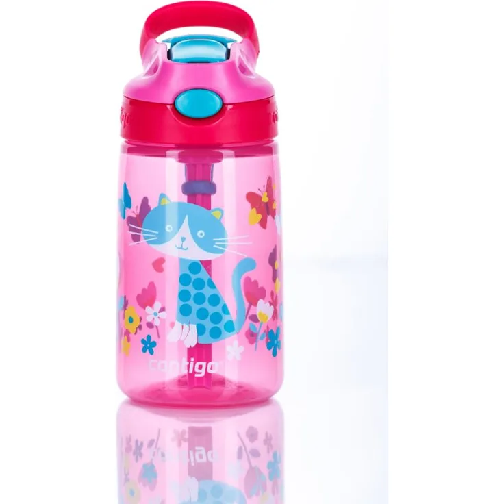 Contigo Gizmo Flip Trinkflasche 420 ml Cherry with Cat
