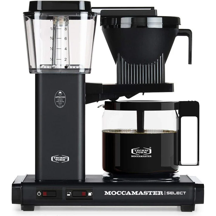 Moccamaster Filter Kaffeemaschine KBG Select, 1.25 Liter, 1520 W, Matt Black – Bild 1
