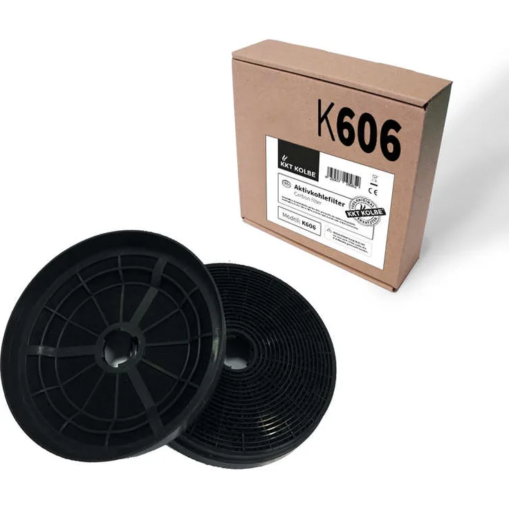 KKT Kolbe K606, (K122, ST1, CF110), Dunstabzugshauben-Aktivkohlefilter, reduziert Gerüche, Wechsel ca. alle 9 Monate