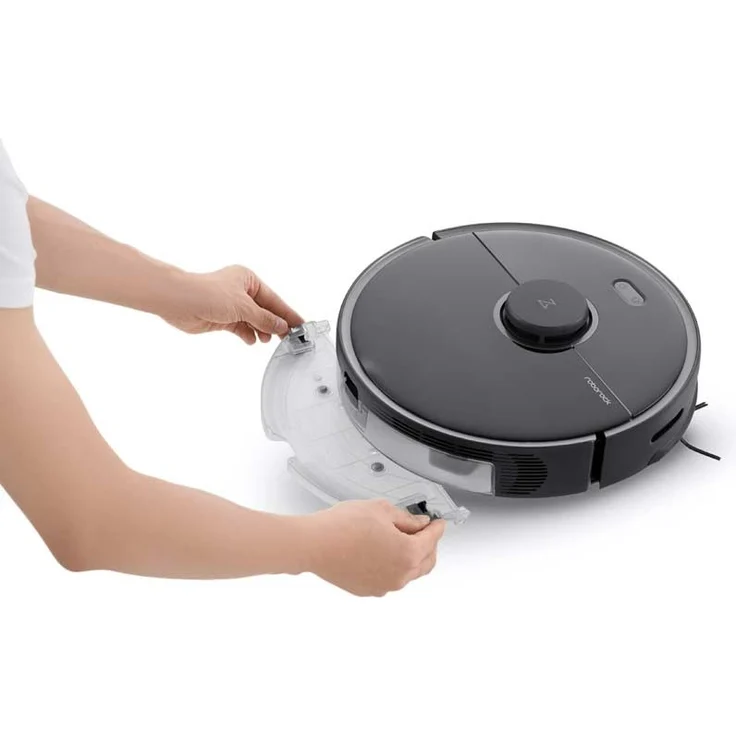 Roborock S5 Max Saugroboter mit Wischfunktion, 150 min Akkubetrieb, 2.000 Pa Saugleistung, App- und Sprachsteuerung, Hindernisüberwindung, intelligente Wegplanung, virtuelle Wände, schwarz – Bild 8