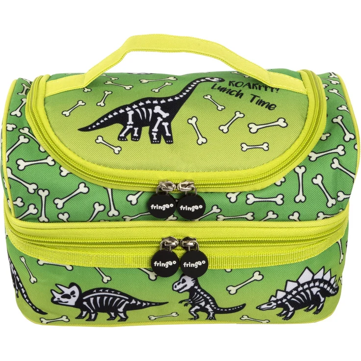 Fringoo multi-compartment Kinder Thermo-Lunch-Tasche Kühltasche für Kinderzimmer Double Decker Food Snacks 