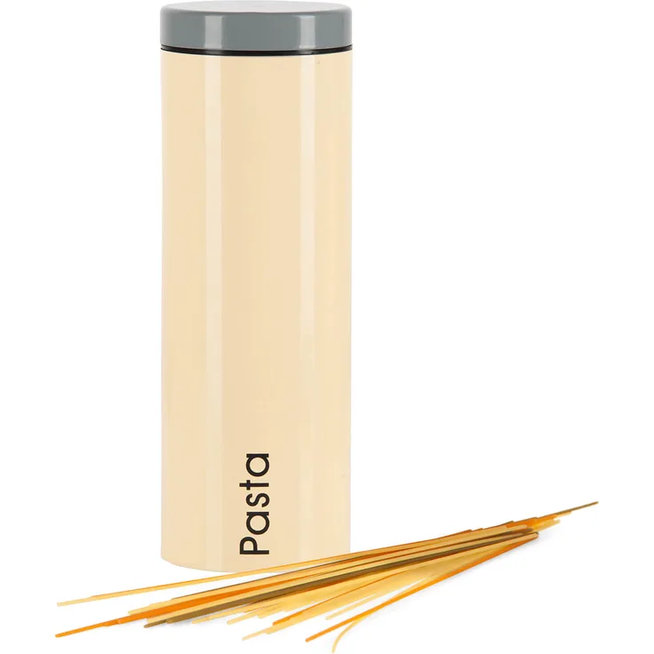 Genius Vorratsdosen Pasta Edelstahl Beige 2000 ml NEU