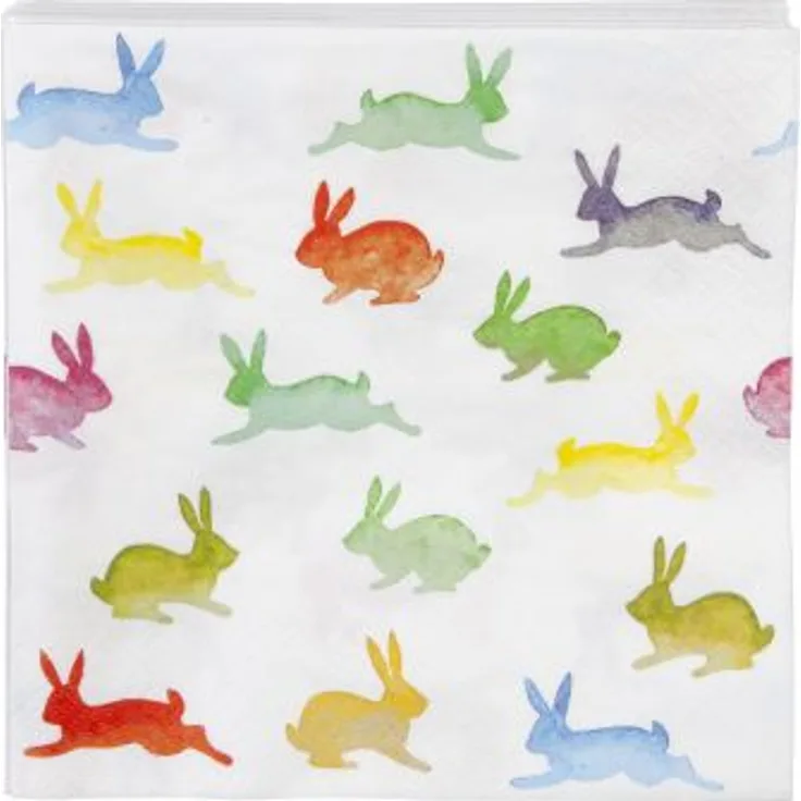 Servietten - Hasen - 33 x 33 cm - 20 Stück