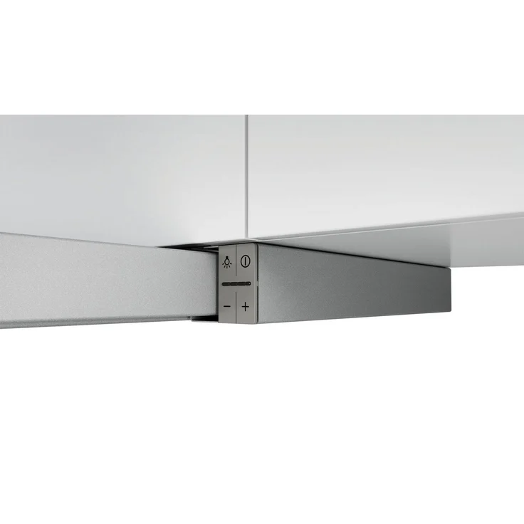 Bosch Serie 4 DFR067A52, Flachschirmhaube, Breite 60 cm, Abluft und Umluft, interner Motor, Metallfettfilter spülmaschinengeeignet, LED-Beleuchtung, Silver Metallic – Bild 5