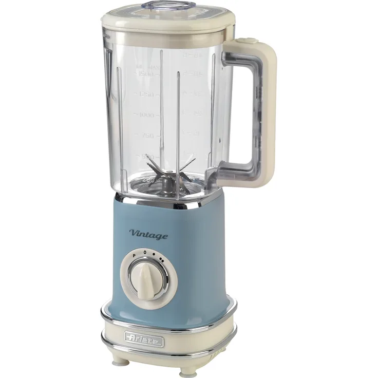 Ariete 568 05 Vintage Standmixer, 500, Kunststoff, 1.5 liters, blau