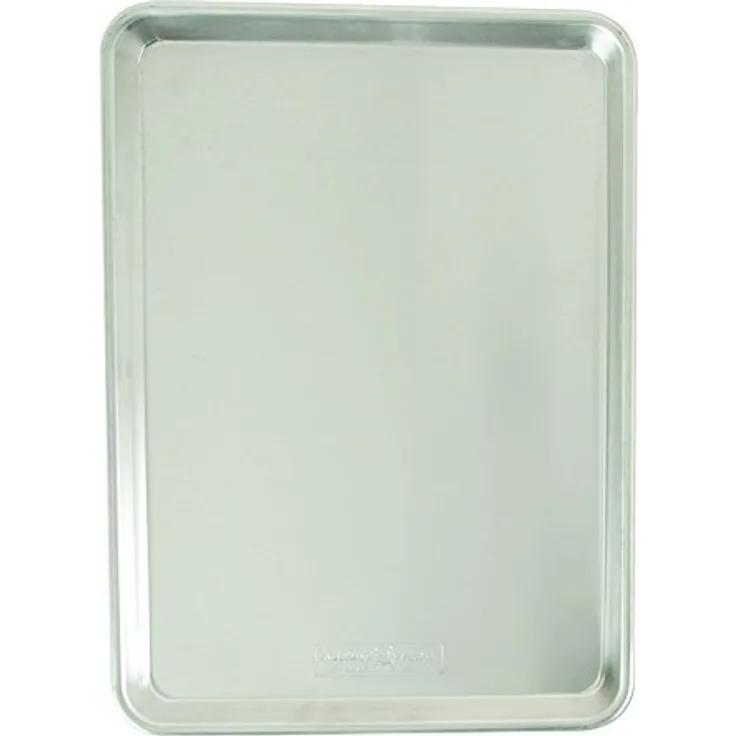 Nordic Ware 43100AMZ Baker's Half Sheet Backblech aus natürlichem Aluminium, metallisch