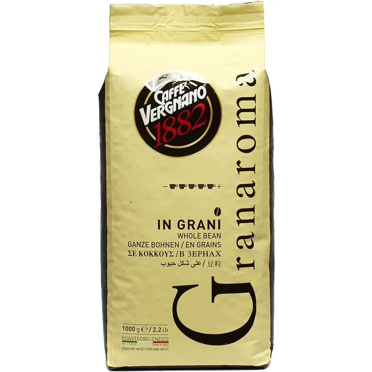 Caffè Vergnano 1882 Kaffeebohnen Granaroma - 1 Kg