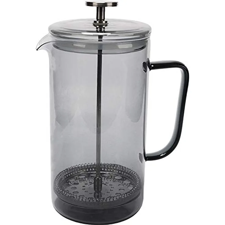 La Cafetière Core Cafetiere-French Press Coffee Maker, Borosilicate Glass, Smoky Grey, 8 Cup