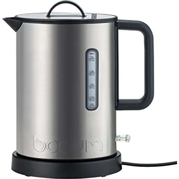 Bodum 5500-57EURO-2 IBIS Vorratsdosen, Glass, 1.5 liters, Chrom matt