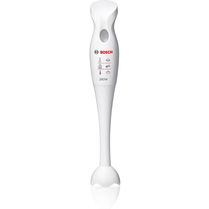 Bosch MSM6B100 Stabmixer 280 Watt, ergonomische Form, weiß – Bild 1