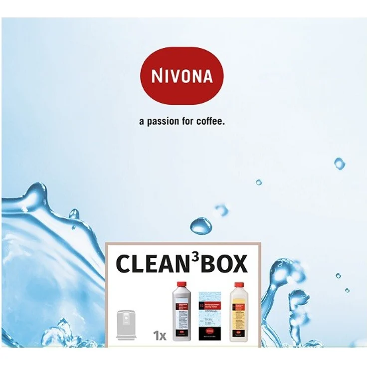 Nivona Clean³ Box - 1x Nivona Flüssig-Entkalker 0,5 ltr. - 1x Nivona Reiniger CreamCleaner 0,5 ltr. - 1x Reinigungstabletten á 10 Stück – Bild 2