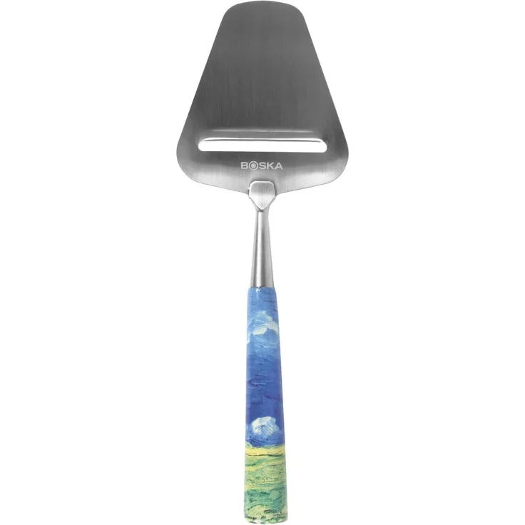 Boska Käsehobel Van Gogh - Weizenfeld, Käseschneider, Käsereibe, Keramik, Edelstahl, Silber, 22 cm, 854003