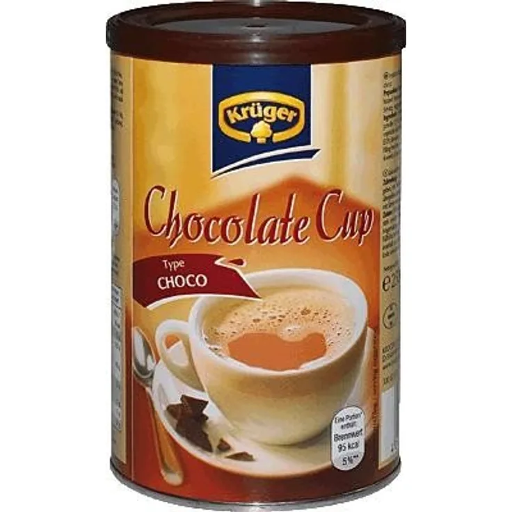 Krüger Schoko Tasse Kakaohaltiges Getränkepulver mit Milchanteilen