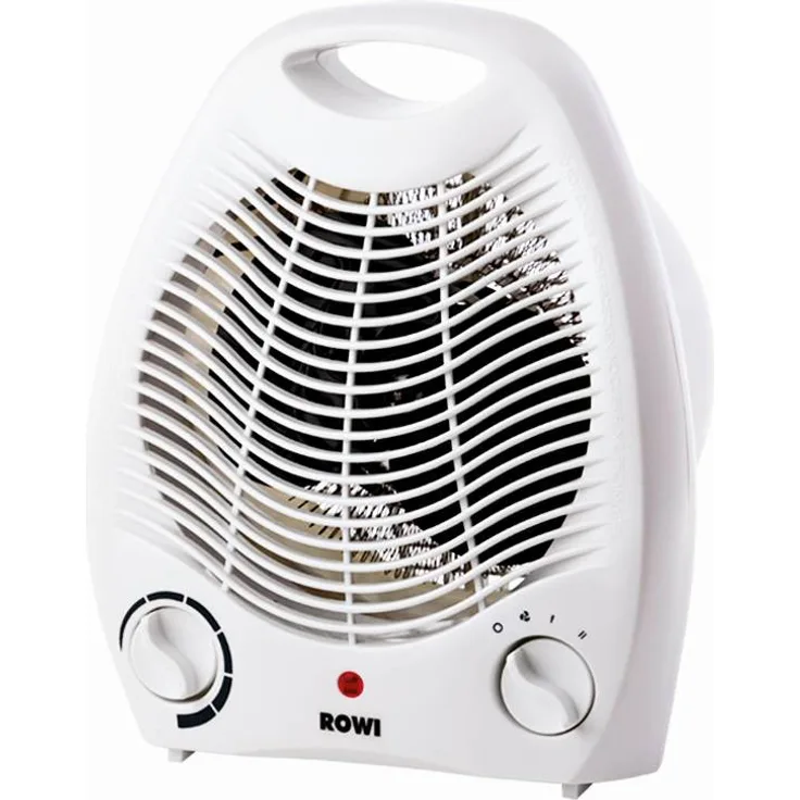 Rowi Heizlüfter HHL2000/3/4, 2000 Watt, Kontrollanzeige, Umkippschutz, Schutzklasse II, Schutzart IP20, Heizlüfter