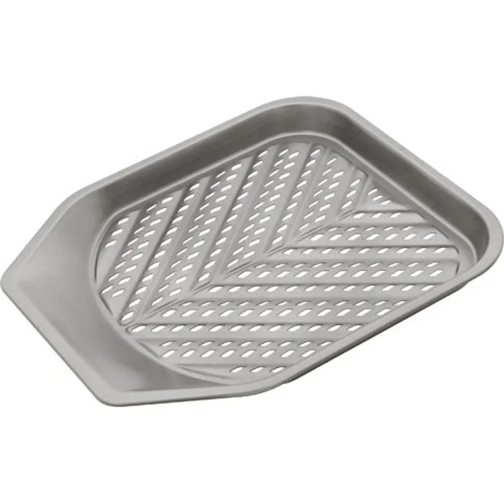 Judge JB28 Pommes-Frites-Blech, Edelstahl, silber, 28 x 28 x 2.5 cm