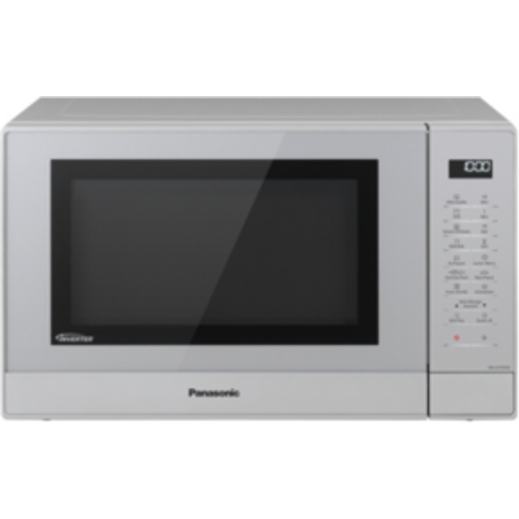 Panasonic NN-GT47KMGPG Kombi Mikrowelle mit Grill, Standgerät, 1000 Watt, Inverter Mikrowelle, 31 Liter Garraum, silber