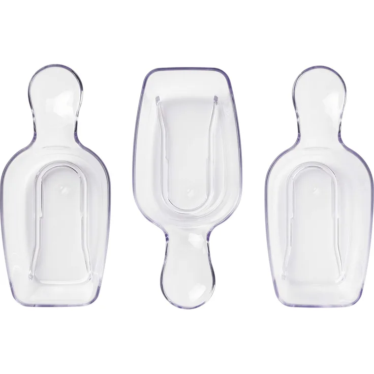 OXO Good Grips 11261700MLNYK POP Accessories 3 Piece Scoop 3-teiliges Löffel-Set, Plastic, durchsichtig