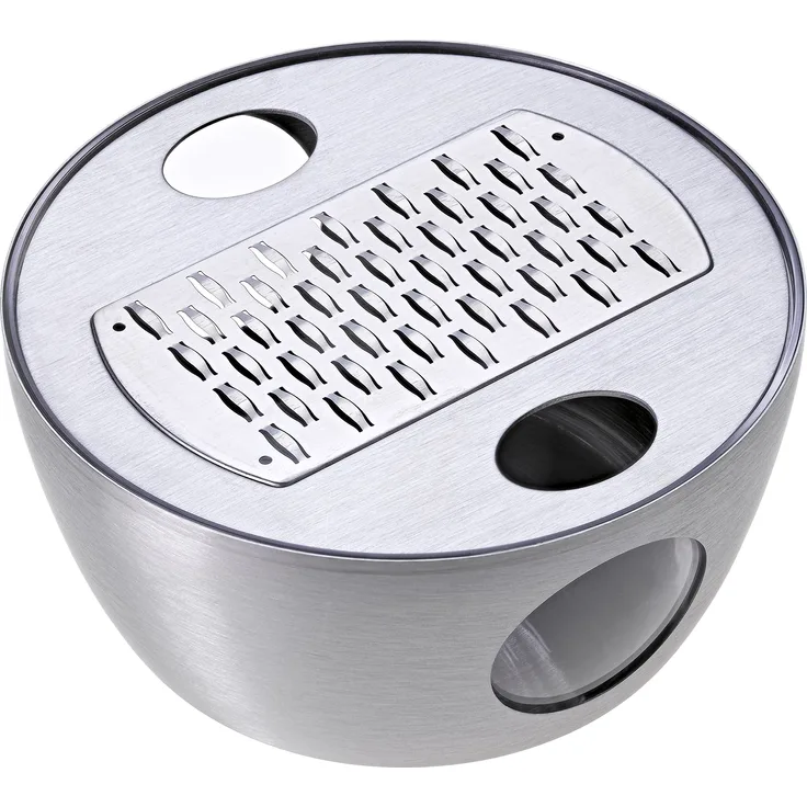 Lurch 220272 Parmesanreibe Edelstahl mit Deckel