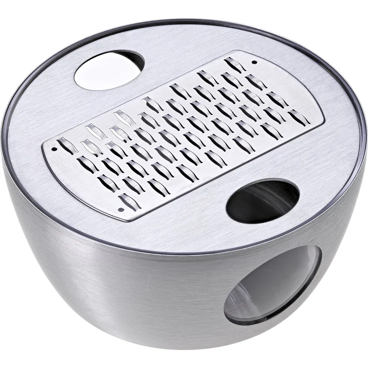 Lurch 220272 Parmesanreibe Edelstahl mit Deckel