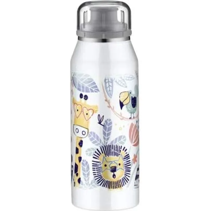 alfi isoBottle Isolier-Trinkflasche, Edelstahl, Weiß, 350ml