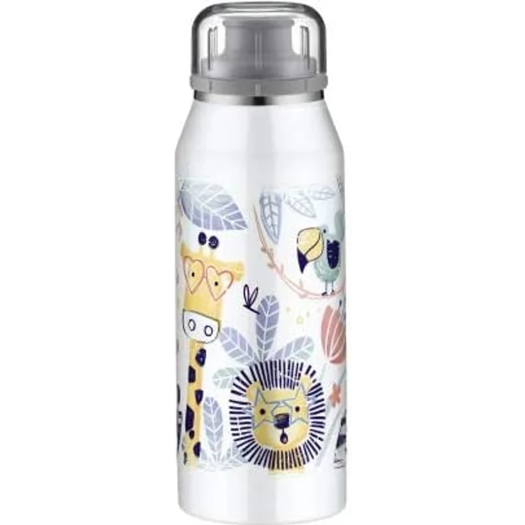 alfi isoBottle Isolier-Trinkflasche, Edelstahl, Weiß, 350ml – Bild 1