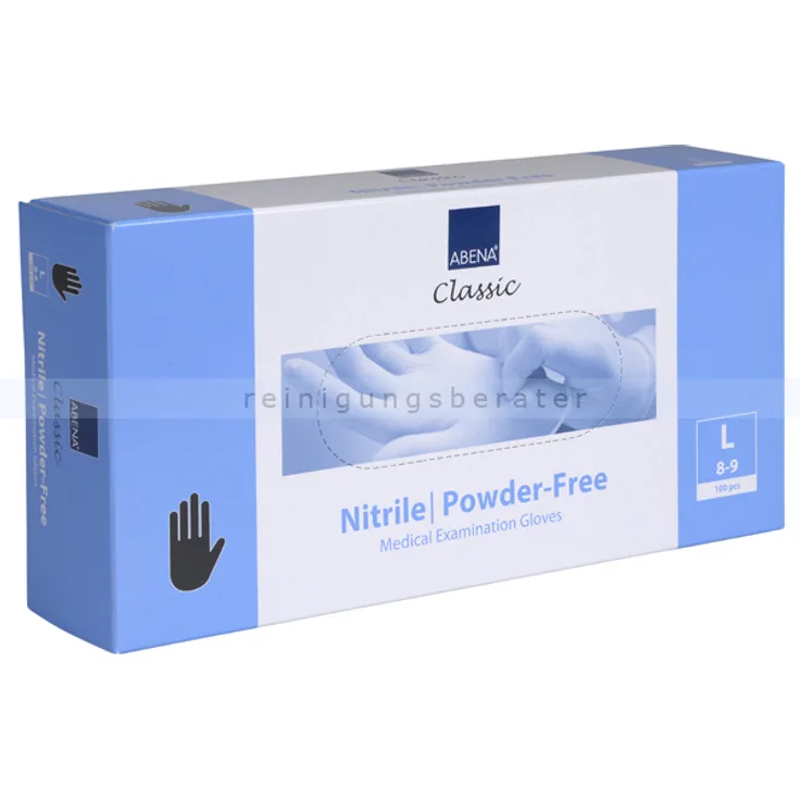 Abena Nitril Handschuhe Classic Sensitive black L