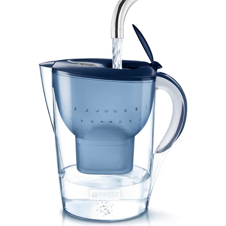 BRITA Wasserfilter Marella XL blau inkl. 1 Maxtra Plus Filterkartusche – Großer BRITA Filter zur Reduzierung von Kalk, Chlor & geschmacksstörenden Stoffen im Wasser – Bild 3