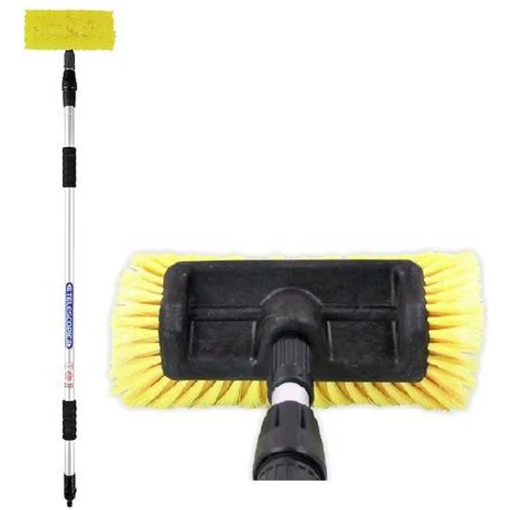 IWH Teleskopstange mit Wasserstopp und Waschbürste 000203 1 Set