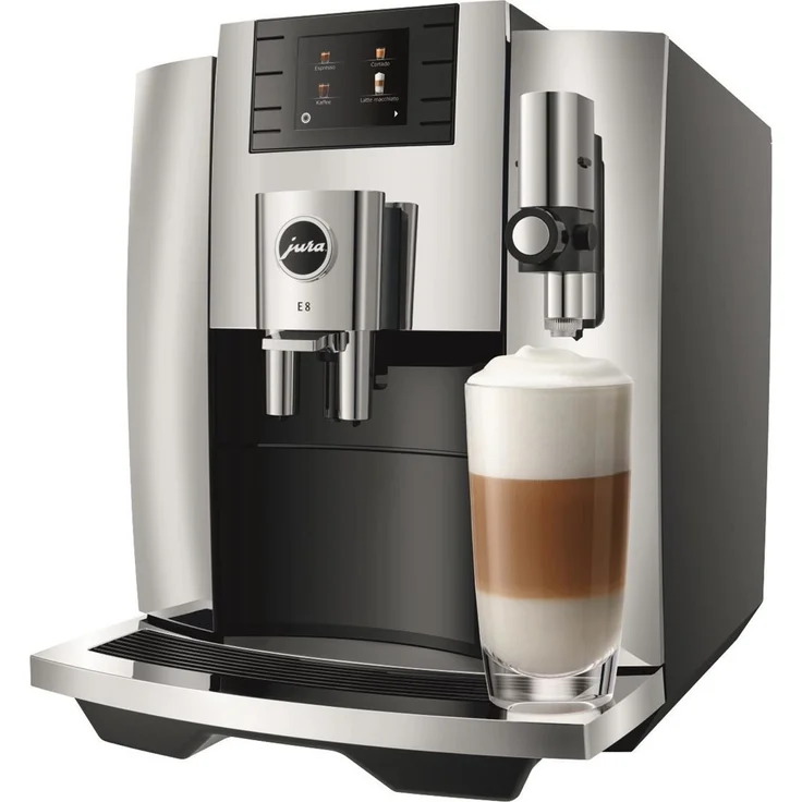Jura E8 15363 Kaffeevollautomat chrom – Bild 1