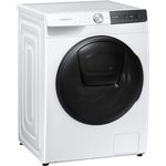 Samsung WW80T754ABT-S2, Frontlader-Waschmaschine, B, Fassungsvermögen 8 kg, Standgerät, Breite 60 cm, Überspannungsschutz, Smart Control