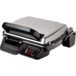 Tefal GC3050 2in1 Kontaktgrill-Sandwichmaker, 2000W, aufklappbar, als Tischgrill-BBQ und Doppelter Grillfläche, Sandwich, Toasts, Steak, Panini, Regelbarer Thermostat, antihaftbeschichtet, silber, schwarz