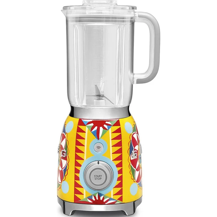 SMEG BLF01 Standmixer, 800W, 1,5 L, 5 Geschwindigkeiten, gelb, rot – Bild 4