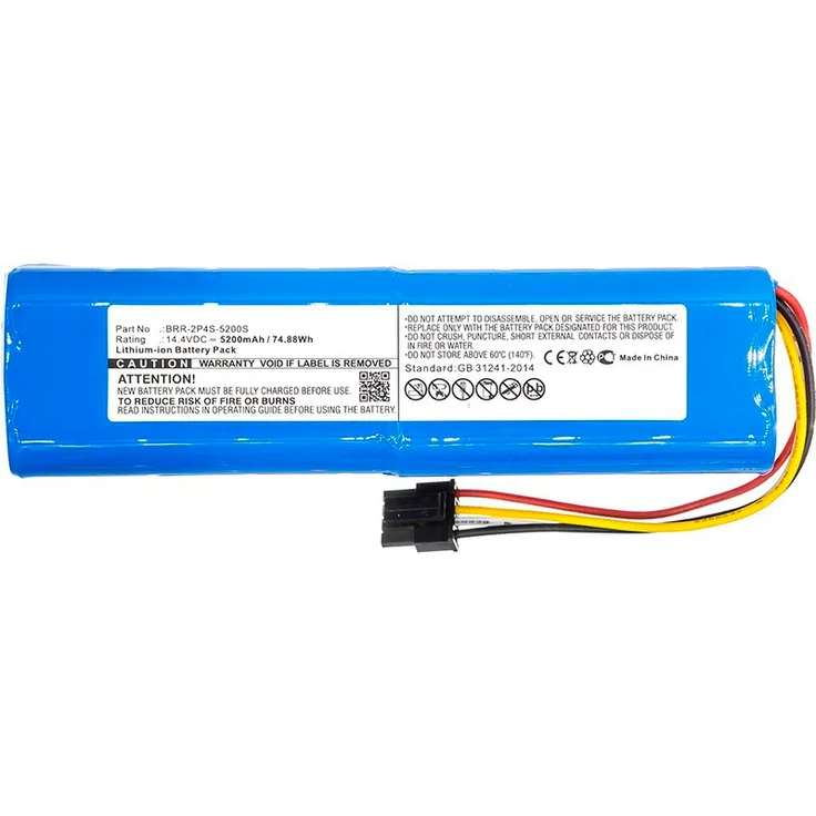 CoreParts Battery for Xiaomi Vacuum 74.9Wh 14.4V Li-ion 5200mAh XIAOMI Mi RoboMijia, Roborock S50