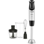 Krups HZ6568 Perfect Mix Stabmixer, 1000W, 20 Geschwindigkeitseinstellungen inkl. Messbecher, Schneebesen, Zerkleinerer, schwarz-silber