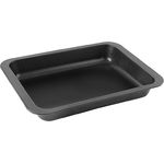 Zenker Ofenbackform (37 x 5,5 x 27 cm) SPECIAL COOKING, rechteckige Ofenform mit Antihaftbebeschichtung, Backform mit extra hohem Rand (Farbe: Schwarz), Menge: 1 Stück