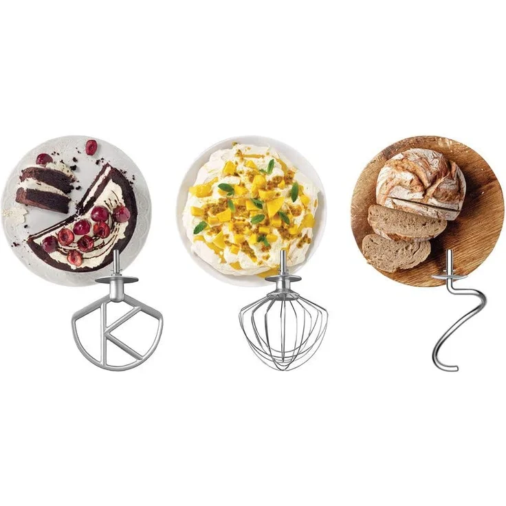 Kenwood kMix KMX750RD Küchenmaschine, 5 Liter Edelstahl-Schüssel, Safe-Use-Sicherheitssystem, Metallgehäuse, 1000 Watt, inkl. Patisserie-Set und Spritzschutz, rot, Serie: kMix – Bild 6