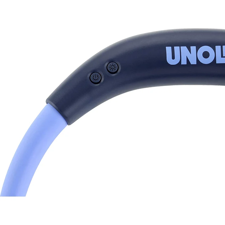 Unold 86698 NACKENVENTILATOR Breezy Blue mit bequemen Nackenbügel, 3-stufige Geschwindigkeitsregelung, LED-Kontrollleuchte und zuschaltbarer LED-Beleuchtung – Bild 3
