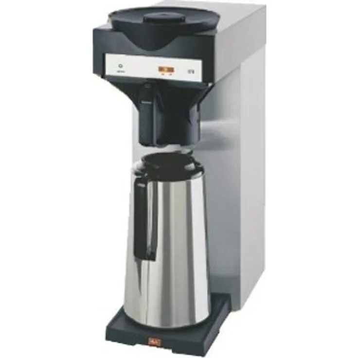 Melitta Filterkaffeemaschine für Isolierkannen, 170 MT, Edelstahl-Schwarz