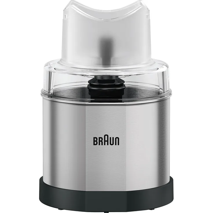 Braun Gewürzmühlen Aufsatz MQ 60 - Stabmixer Zubehör kompatibel mit Braun MultiQuick 3 - 7 mit EasyClick System, Edelstahl