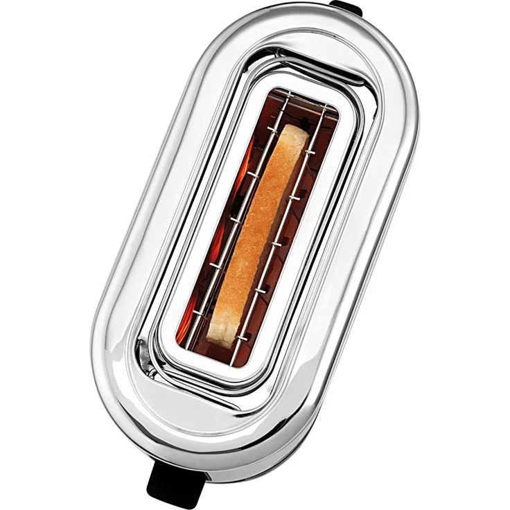 WMF KÜCHENminis 1-Scheiben Toaster Langschlitz XXl-Toast Brötchenaufsatz 7 Bräunungsstufen Überhitzungsschutz 600W Edelstahl matt – Bild 2