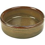 Genware nev-td-br10 Terra, rustikale Tapas Auflaufform aus Steinzeug, 10 cm, braun (12 Stück)