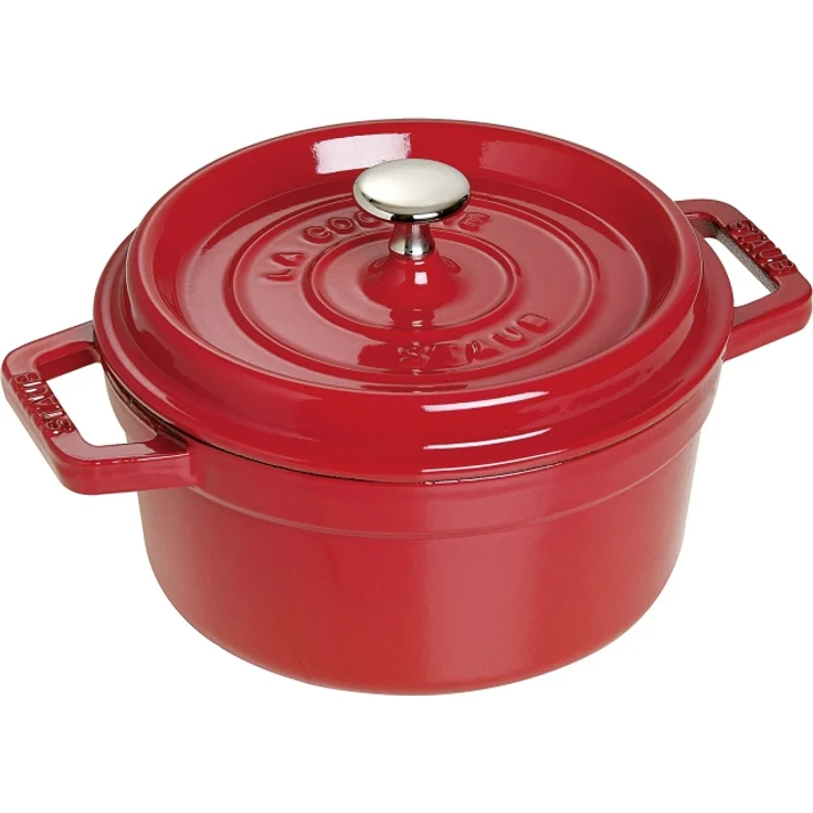 Staub Mini-Cocotte, Induktionsgeeignet, Gusseisen, Kirschrot, 10 cm, 13 x 10 x 7 cm, 1 Einheiten – Bild 1