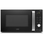 Caso BMCG25 Mikrowelle mit Grill und Heißluft, Standgerät, 25 Liter Garraum, 900 Watt, schwarz, satinierter stahl