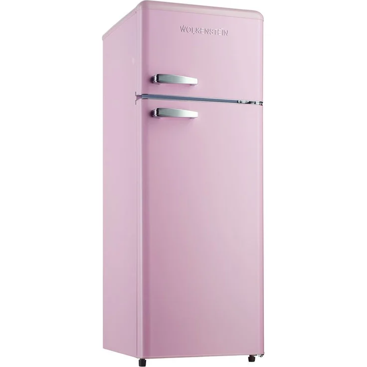 Wolkenstein GK212.4 RT Kühl-Gefrierkombination, freistehend, pink, NoFrost, LED, Lagerzeit bei Störung 18 h, Breite 54,5 cm – Bild 1